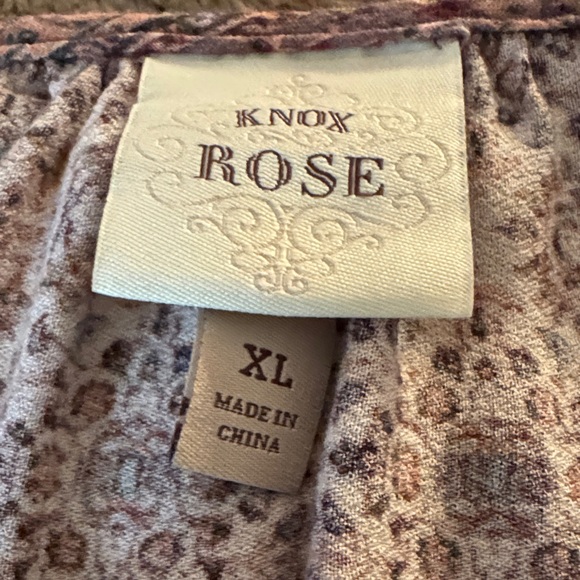 🌸 Knox Rose Boho Peasant Top – Size XL - Picture 5 of 6